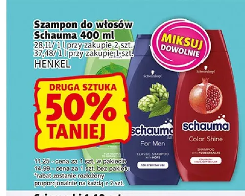 Szampon do włosów Schauma promocja w Prim Market