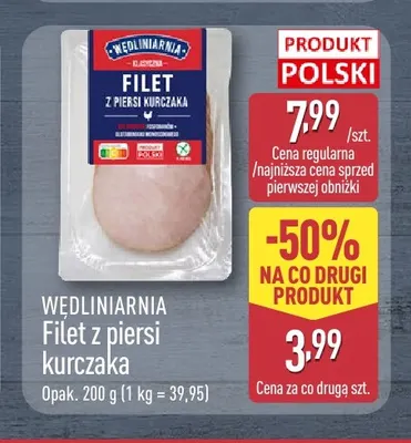 Filet z piersi kurczaka Wędliniarnia promocja w Aldi