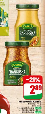Musztarda Kamis Francuska promocja w Dino