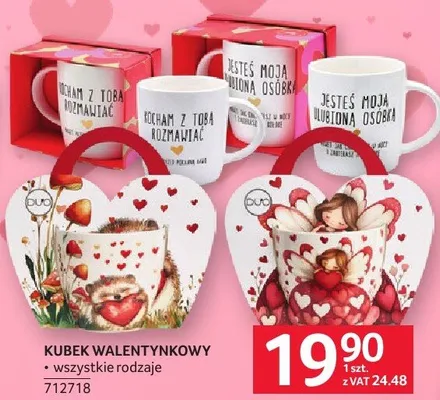 Kubek walentynkowy wszystkie rodzaje promocja w Selgros
