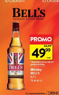 Whisky Bell's Original promocja w Intermarche