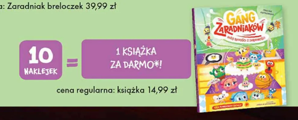 Książka Gang Zaradniaków promocja w Biedronka