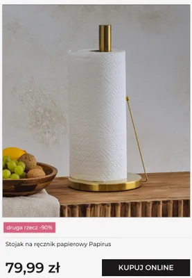 Stojak na ręcznik papierowy Papirus home&you promocja w home&you
