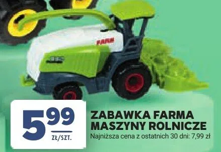 Zabawka farma maszyny rolnicze promocja w Stokrotka