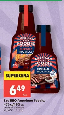 Sos BBQ chipotle American Foodie promocja w Biedronka