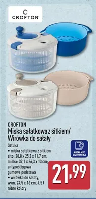 Wirówka do sałaty Crofton promocja w Aldi