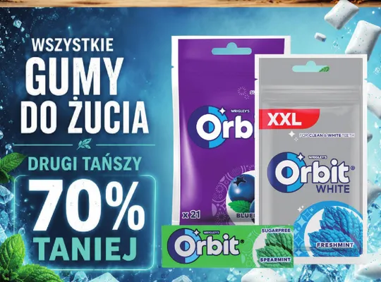 Guma do żucia Orbit Spearmint promocja w Dino