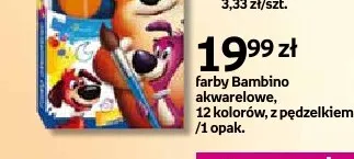 Farby Bambino akwarelowe promocja w Empik