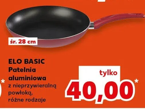 Patelnia aluminiowa z nieprzywieralną powłoką, różne rodzaje promocja w Kaufland