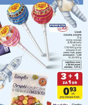 Lizak CHUPA CHUPS promocja w Carrefour Market