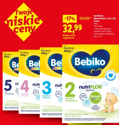Mleko Bebiko 2R promocja w Lidl