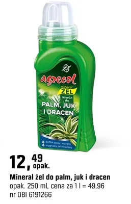 Minerał żel do palm, juk i dracen promocja w OBI