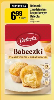 Babeczki z nadzieniem karpatkowym promocja w POLOmarket