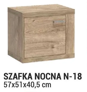 Szafka nocna N-18 promocja w Merkury Market
