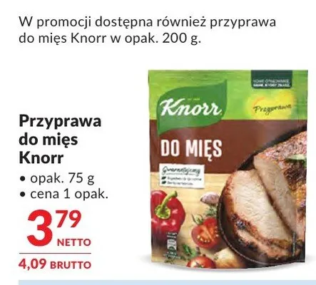 Przyprawa do mięs Knorr promocja w Makro