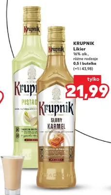Likier 16% alk. różne rodzaje promocja w Kaufland
