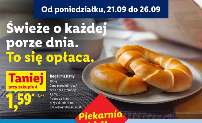 Rogal maślany promocja w Lidl