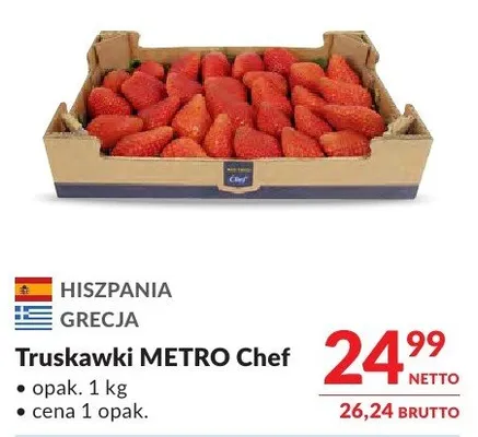 Truskawki METRO Chef promocja w Makro