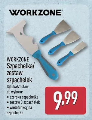 Zestaw szpachelek Workzone 3-pak promocja w Aldi