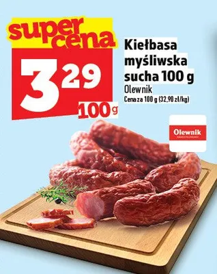 Kiełbasa myśliwska sucha promocja w TOPAZ