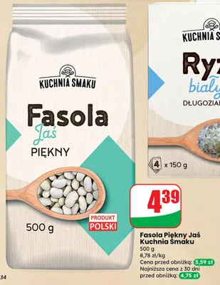 Fasola Piękny Jaś promocja w Dino