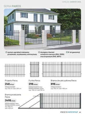 Przęsło Paros promocja w Castorama