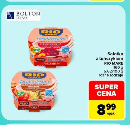 Sałatka z tuńczykiem Rio Mare promocja w Carrefour Market