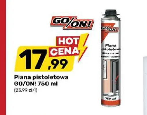 Piana pistoletowa GO/ON! promocja w Bricomarche