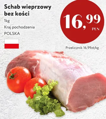 Schab wieprzowy bez kości promocja w Market Point