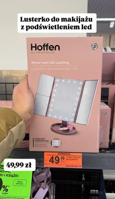 Lusterko do makijażu z podświetleniem LED promocja w Biedronka