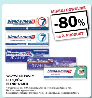 Pasta do zębów Blend-a-med Anti-Cavity promocja w Selgros