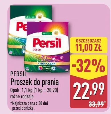 Proszek do prania promocja w Aldi