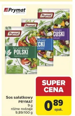 Sos sałatkowy promocja w Carrefour Market