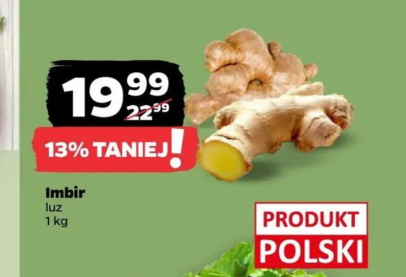Imbir promocja w Netto