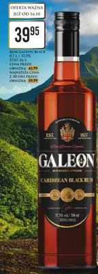 Rum Galeon Black promocja w Dino
