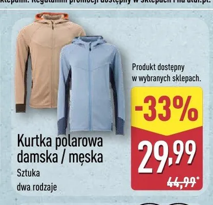 Kurtka polarowa promocja w Aldi