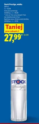 Wódka Stock Prestige promocja w Lidl