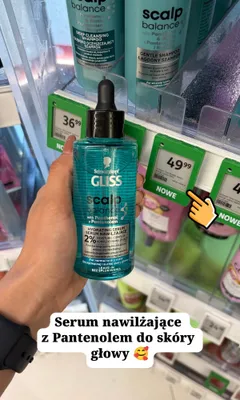 Serum nawilżające Schwarzkopf Gliss Scalp Balance promocja w Rossmann