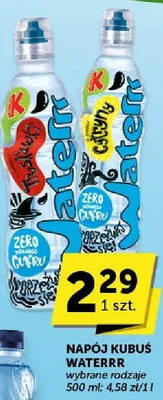 Napój Kubuś Waterrr wybrane rodzaje promocja w Groszek