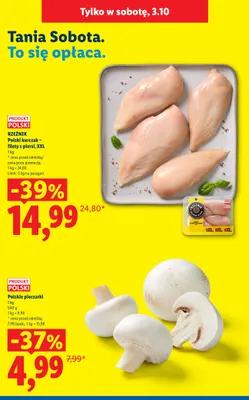 Polski kurczak - filety z piersi XXL Rzeźnik promocja w Lidl