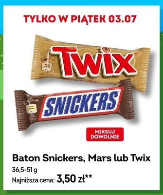 Baton Snickers promocja w Żabka