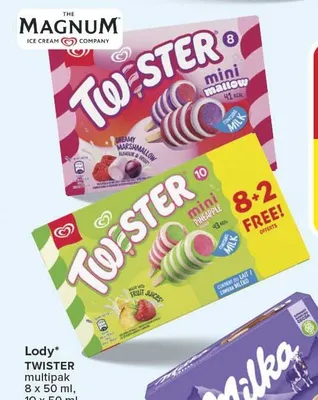 Lody Twister promocja w Carrefour Market