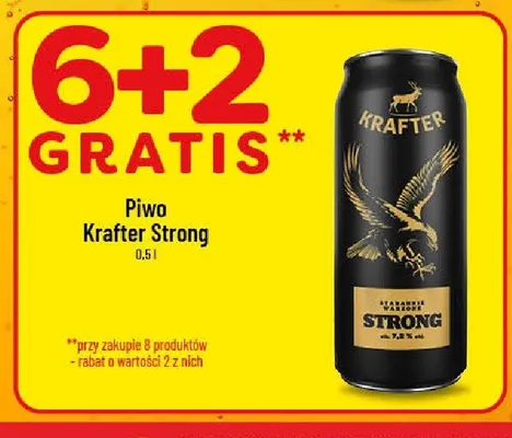 Piwo Krafter Strong promocja w POLOmarket