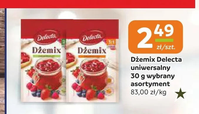 Dżemix Delecta uniwersalny promocja w Społem Częstochowa