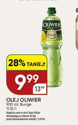 Olej rzepakowy Oliwier promocja w Chata Polska