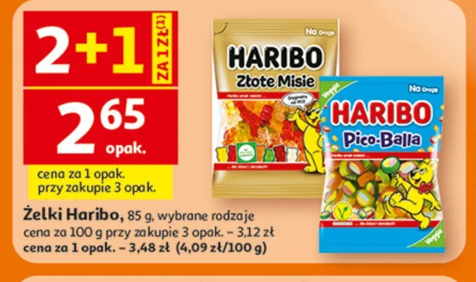 Żelki Haribo Pico-Balla promocja w Auchan