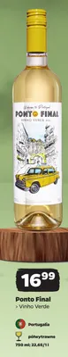Wino białe Ponto Final Vinho Verde promocja w Netto