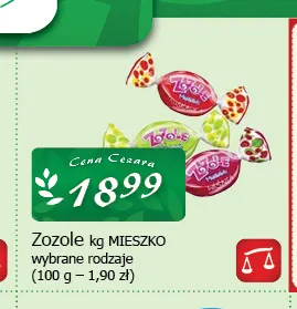 Cukierki Zozole Mieszko promocja w CEZAR Delikatesy