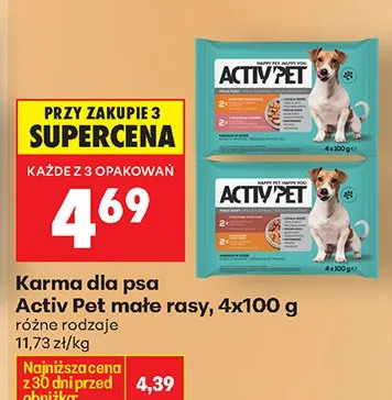 Karma dla psa małe rasy promocja w Biedronka