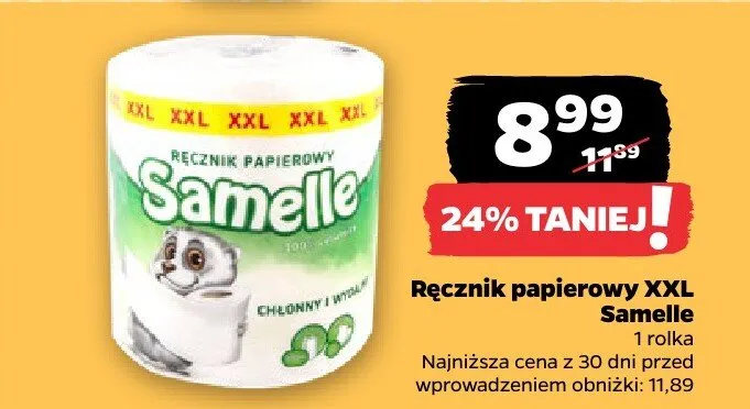 Ręcznik papierowy XXL promocja w Netto